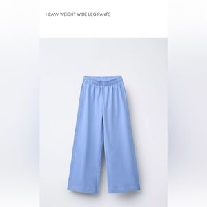 Zara wide leg Light Blue Pants size 11/12